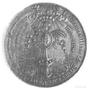 medal z 1672 r. z okazji odnowienia kaplicy w Moritzbur...