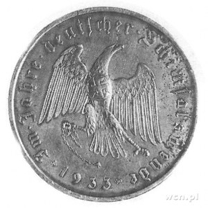 medal A. Hitlera z roku 1933, Aw: Popiersie Hitlera trz...