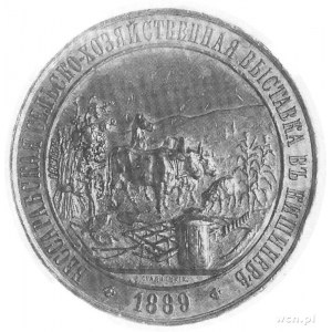 medal sygn. M. Stadnickij wybity w 1889 r. z okazji wys...