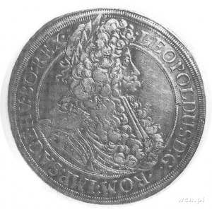 talar 1693, Wiedeń, Aw: Popiersie, w otoku napis, Rw: O...