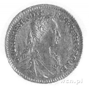 dukat 1760, Karlsburg, Aw: Popiersie i w otoku napis, R...