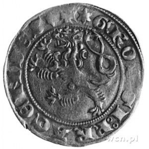 Jan Luksemburski 1310-1346, grosz praski, Aw: Korona; w...