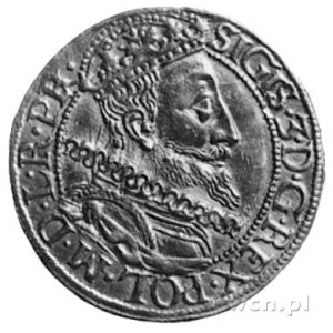 dukat 1610, Gdańsk, Aw: Popiersie w koronie i napis, Rw...