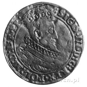 dukat 1622, Gdańsk, Aw: Popiersie w koronie i napis, Rw...