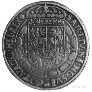 półtalar 1628, Bydgoszcz, Aw: Popiersie w koronie i nap...