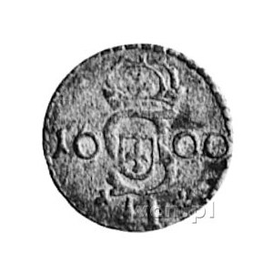 dwudenar 1609, Wilno, Aw: Monogram królewski, Rw: Pogoń...