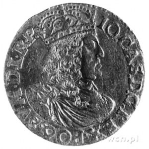 ort 1658, Kraków, Aw: Popiersie w koronie i napis, Rw: ...