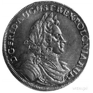 2/3 talara (gulden) 1699, Drezno, Aw: Popiersie i napis...