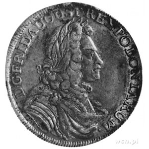 2/3 talara (gulden) 1701, Drezno, Aw: Popiersie i napis...