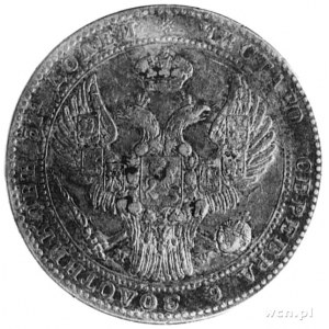 1 1/2 rubla=10 złotych 1841, Warszawa, Aw: Orzeł carski...
