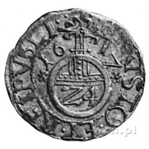 grosz 1617, Szczecin, Aw: Gryf i napis, Rw: Jabłko król...