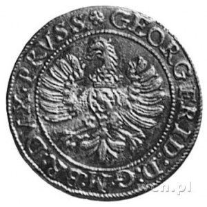 grosz 1596, Królewiec, Aw: Popiersie i napis, Rw: Orzeł...