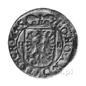 1 krajcar 1645, Cieszyn, Aw: Głowa cesarza Ferdynanda i...