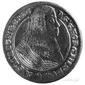 XV krajcarów 1662, Brzeg, Aw: Popiersie i napis, Rw: Or...