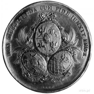 medal sygnowany IPHF (Jan Filip Holzhaeusser) wybity w ...
