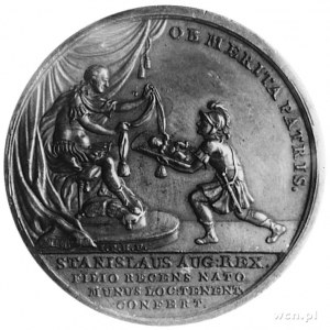 medal sygnowany IPHF (Jan Filip Holzhaeusser) wybity w ...