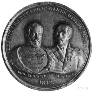 medal wybity w 1849 roku ku czci bohaterów Powstania Wę...