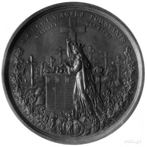 medal patriotyczny autorstwa Bolesława Podczaszyńskiego...