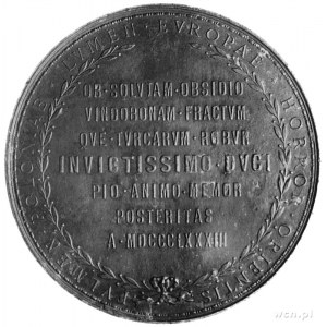 medal sygnowany J. TAUTENHAYN (starszy) wybity w 1883 r...
