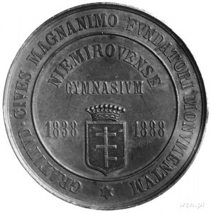 medal sygnowany L.STEINMANN wykonany w 1888 roku w Pete...
