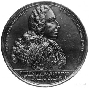 medal sygnowany MB (Martin Brunner) wybity w 1701 dla u...