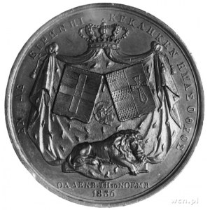 medal sygn. K §AN°E wybity w 1836 r. ku czci greckiej p...