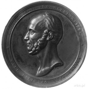 medal sygnowany I.P.SCHOUBERG F., wybity w 1849 roku z ...