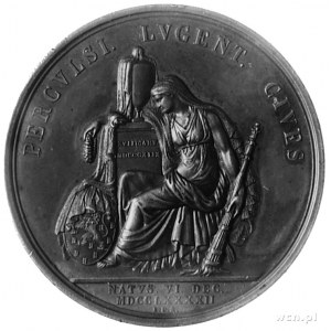 medal sygnowany I.P.SCHOUBERG F., wybity w 1849 roku z ...