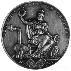 Prusy- medal sygn. W.KULLRICH IN BERLIN, wybity w 1875 ...