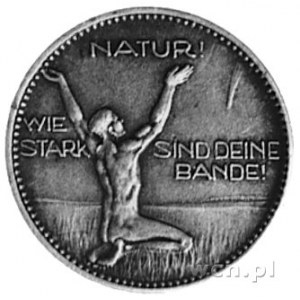 medal sygnowany LAUER NURNBERG, wybity w 1910 r. dla up...