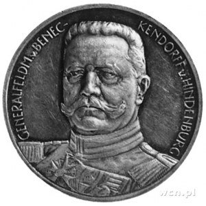 medal sygn. L CH LAUER NURNBERG, wybity w 1914 r. poświ...