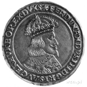 Ferdynand III 1637-1657, 1/4 talara 1641, Wrocław, Aw: ...