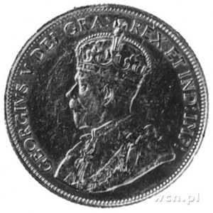 10 dolarów 1913, Ottawa, Aw: Popiersie króla Jerzego V,...