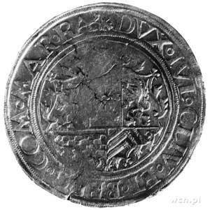 Wilhelm V 1539-1592, talar b.d., Aw: Popiersie w lewo, ...