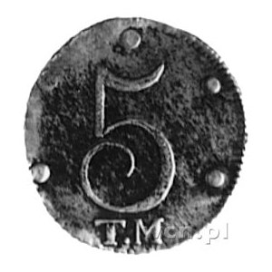 5 kopiejek 1787, T.M., Aw: Monogram, w otoku napis, Rw:...