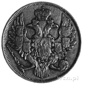 3 ruble 1844, Petersburg, Aw: Orzeł dwugłowy, Rw: Napis...
