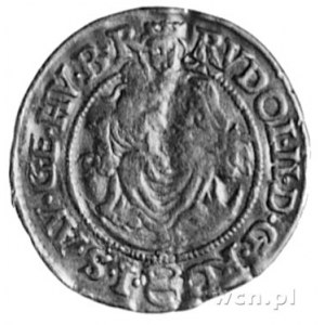 Rudolf II 1576-1611, dukat 1592, Aw: Św. Ładysław, w po...