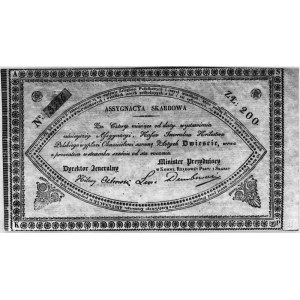 asygnacja skarbowa 1831, Pick A18A (500 $)