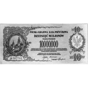 10.000.000 marek polskich 20.10.1923, seria AA, Pick 39...