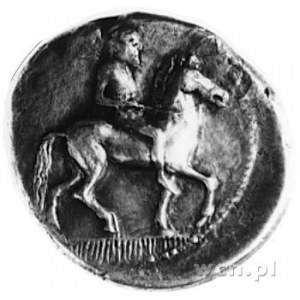 SYCYLIA- Syrakuzy, didrachma 474-450 pne, Aw: Głowa Art...