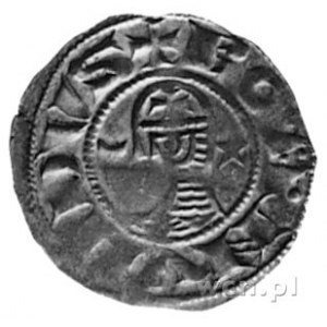Antiochia- Bohemud III 1149-1163, denar, Aw: Popiersie ...