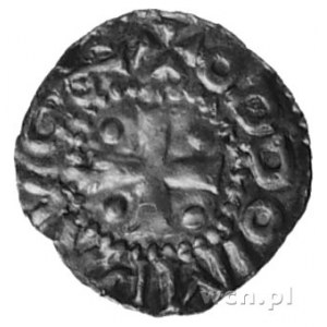 cesarz Otto II 973-983, denar, Aw: Krzyż równoramienny,...