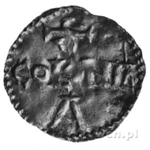 cesarz Otto II 973-983, denar, Aw: Krzyż równoramienny,...