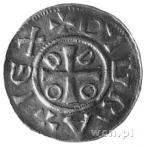 Goslar, denar 983/991, Aw: Krzyż równoramienny, w polu:...