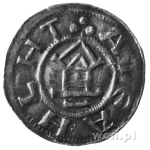 Goslar, denar 983/991, Aw: Krzyż równoramienny, w polu:...