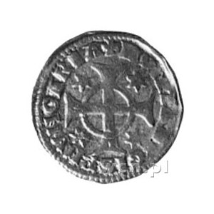 Bela IV 1235-1070, denar, Aw: Siedzący król z krzyżem i...