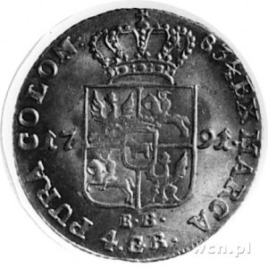 złotówka 1791, Warszawa, j.w., Plage 299