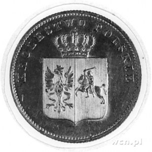 2 złote 1831, Warszawa, j.w., Plage 273, wyśmienity sta...
