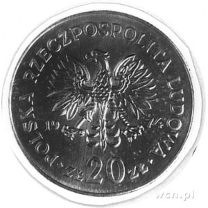 20 złotych 1974, Marceli Nowotko, Parchimowicz P301b, n...