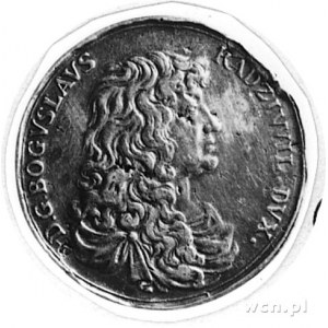 medal lany i cyzelowany wykonany w 1669 r. z okazji śmi...